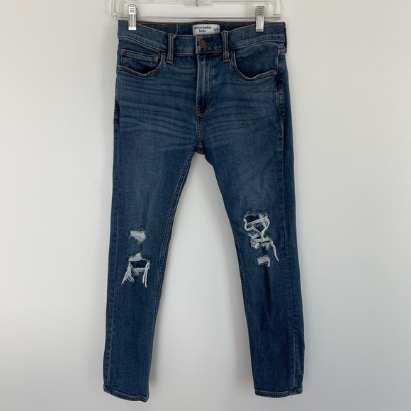Abercrombie Kids 13-14 Super Skinny Boys Jeans - Picture 1 of 7
